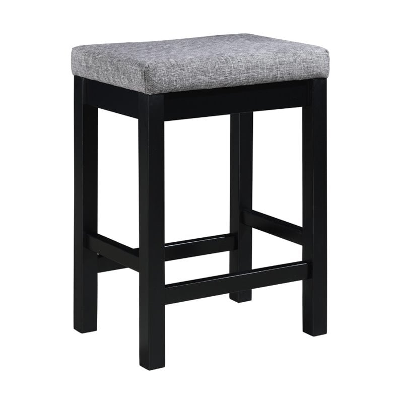 Pemberly Row 4 Piece Wood Counter Height Dining Set in Black