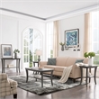 Pemberly Row Vintage Monochromatic Abstract Gray Area Rug Rectangle 3'9