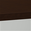 Pemberly Row Round Conference Table with Wood Base in Mocha Cherry
