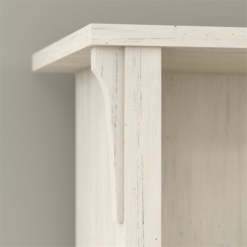 Pemberly Row Contemporary Entryway Storage Set in Antique White