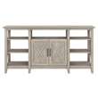 Pemberly Row Modern Tall TV Stand for 65 Inch TV in Washed Gray