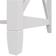 Pemberly Row Modern 60W L Shaped Desk with 2 Drawer File Cabinet