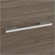 Pemberly Row Engineered Wood Low Storage Cabinet with Drawers in Modern Hickory