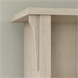 Pemberly Row Tall 5 Shelf Bookcase - Set of 2 in Antique White - Engineered Wood