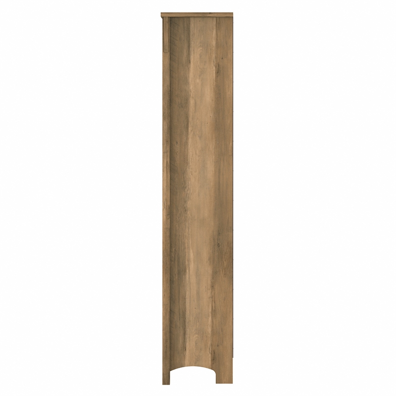 Pemberly Row Tall 5 Shelf Bookcase in Reclaimed Pine - Engineered Wood