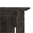 Pemberly Row 5 Shelf Bookcase Set in Dark Gray Hickory - Engineered Wood