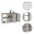 Pemberly Row Kitchen Island Engineered Wood Kitchen Islands in Multi-color