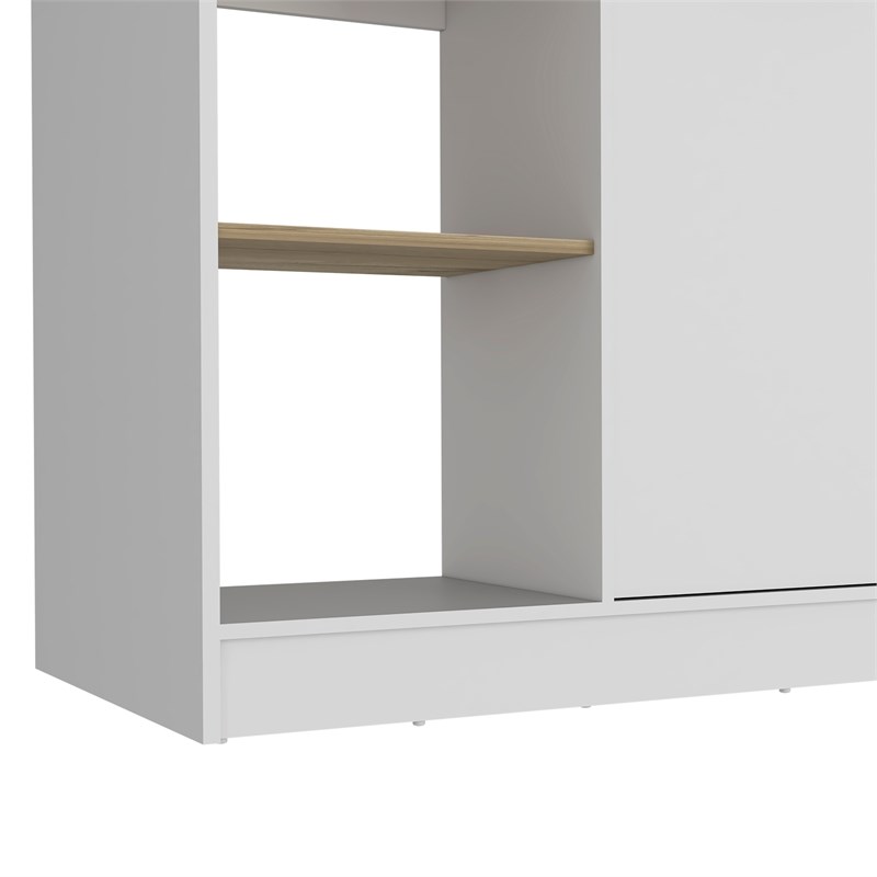 Pemberly Row Kitchen Island Engineered Wood Kitchen Islands in Multi-color