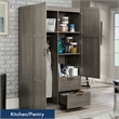 Pemberley Row Engineered Wood Silver Sycamore Storage Cabinet Rectangular 71.10