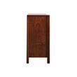 Pemberly Row Set of 2 Transitional 6-Drawer Dresser and Mirror in Cherry