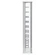 Pemberly Row Tempered Glass Wine Storage LED Metal Curio Cabinet in Chrome