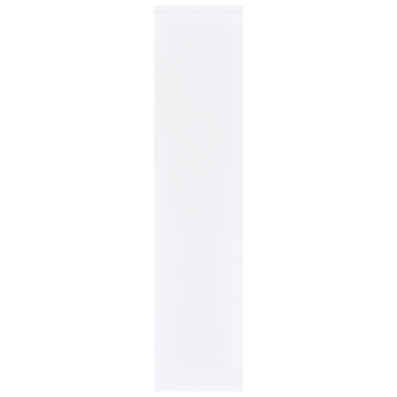 Pemberly Row Transitional 3-Shelf Engineered Wood Media Tower in White