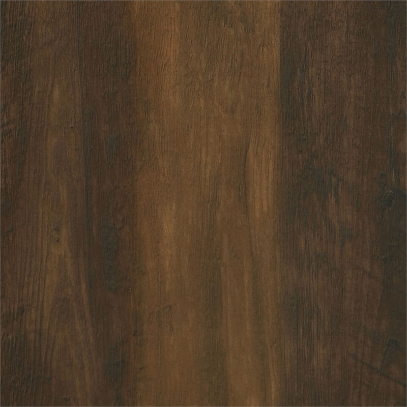 Pemberly Row Transitional 3-Shelf Engineered Wood Media Tower in Brown