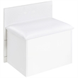 Pemberly Row 3-Drawer Engineered Wood Makeup Vanity and Stool Set in White
