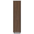 Pemberly Row 71-inch 3-Shelf Engineered Wood Cabinet Bookcase in Walnut