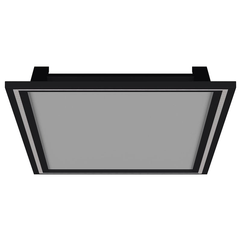 Pemberly Row 28 x 67 Inch Tempered LED Wood Standing Mirror in Black