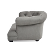 Pemberley Row Polyester Uptown Gray Dog Sofa Rectangular Tufted 36.5