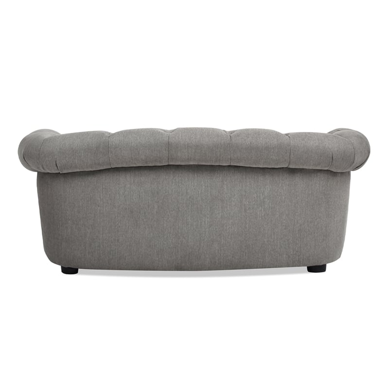 Pemberley Row Polyester Uptown Gray Dog Sofa Rectangular Tufted 36.5