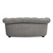Pemberley Row Polyester Uptown Gray Dog Sofa Rectangular Tufted 36.5