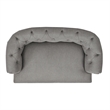 Pemberley Row Polyester Uptown Gray Dog Sofa Rectangular Tufted 36.5