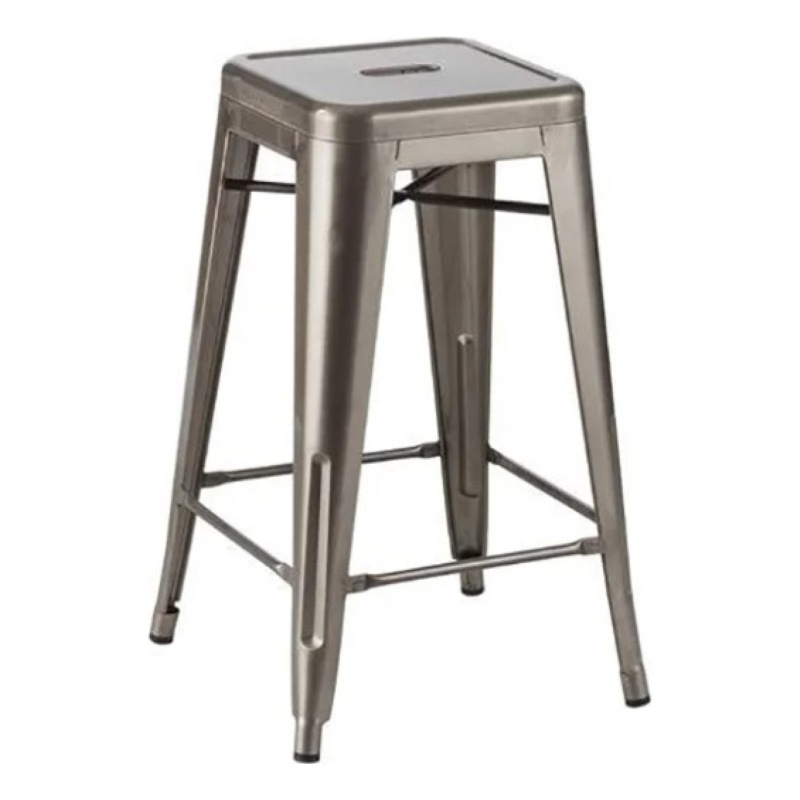 Pemberly Row Silver Industrial Metal 26