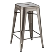 Pemberly Row Silver Industrial Metal 26