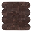 Pemberly Row Punyo Punyo Accent Table Espresso Brown Wood Side Tables