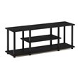 Pemberly Row Turn-N-Tube Wood Entertainment TV Stand for TV up to 50