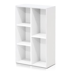 Pemberley Row Engineered Wood White Open Shelf Rectangular Reversible 31.5&quot