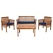 Teak Brown and Navy