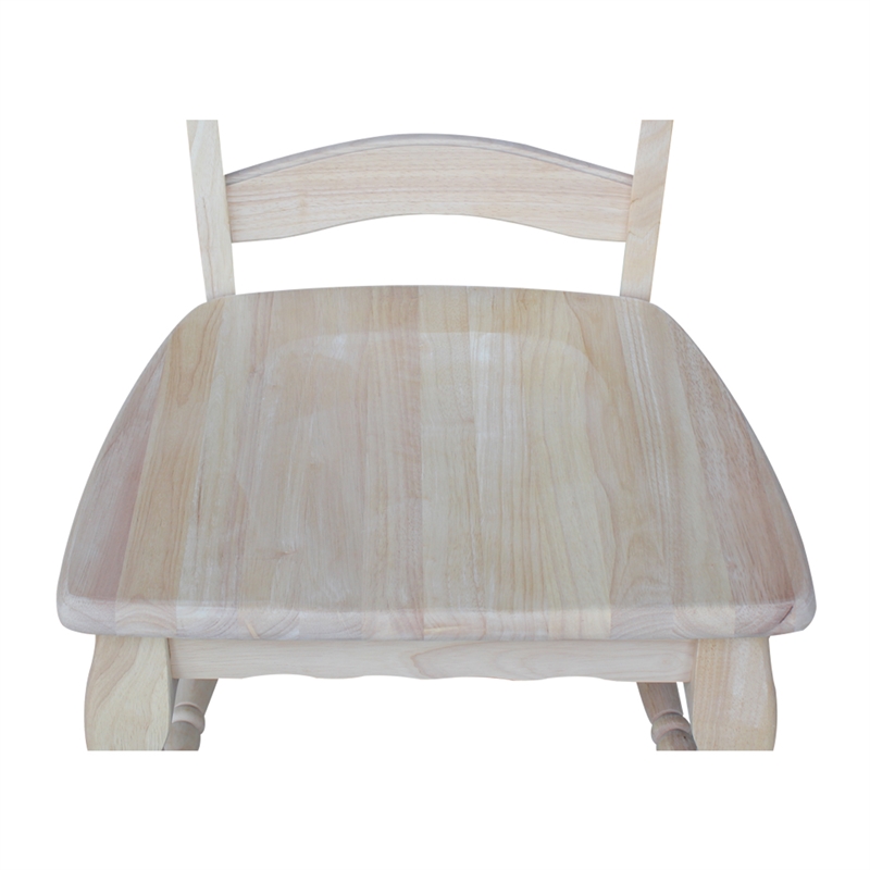 Pemberly Row Set of Two Country French Chairs with Solid Seats