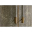 Pemberly Row Modern / Contemporary Solid Wood Bar Cabinet in Gray