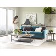 Pemberly Row Modern / Contemporary Solid Wood Bar Cabinet in Gray
