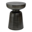 Pemberley Row Iron Silver Accent Table Round 15