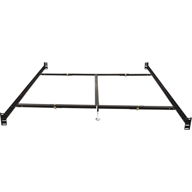 Pemberly Row Bolt On Bed Rails California King with Center Support and 2-Glides