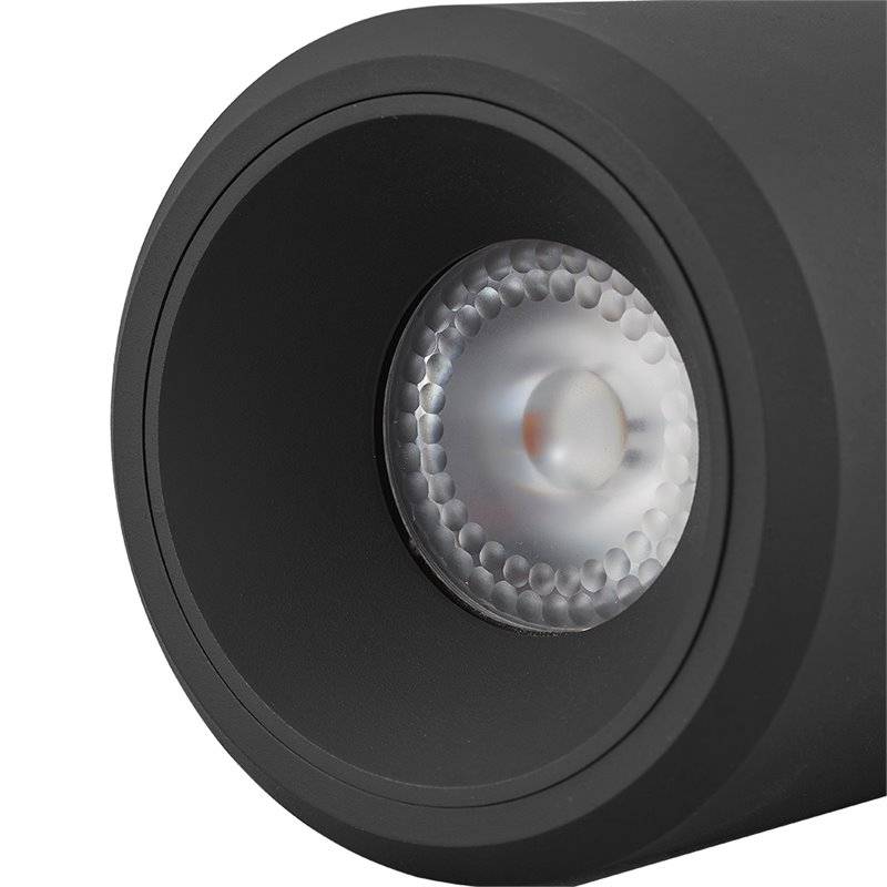 Pemberly Row Aluminum ETL Commercial Grade LED Surface Mounted Downlight Black