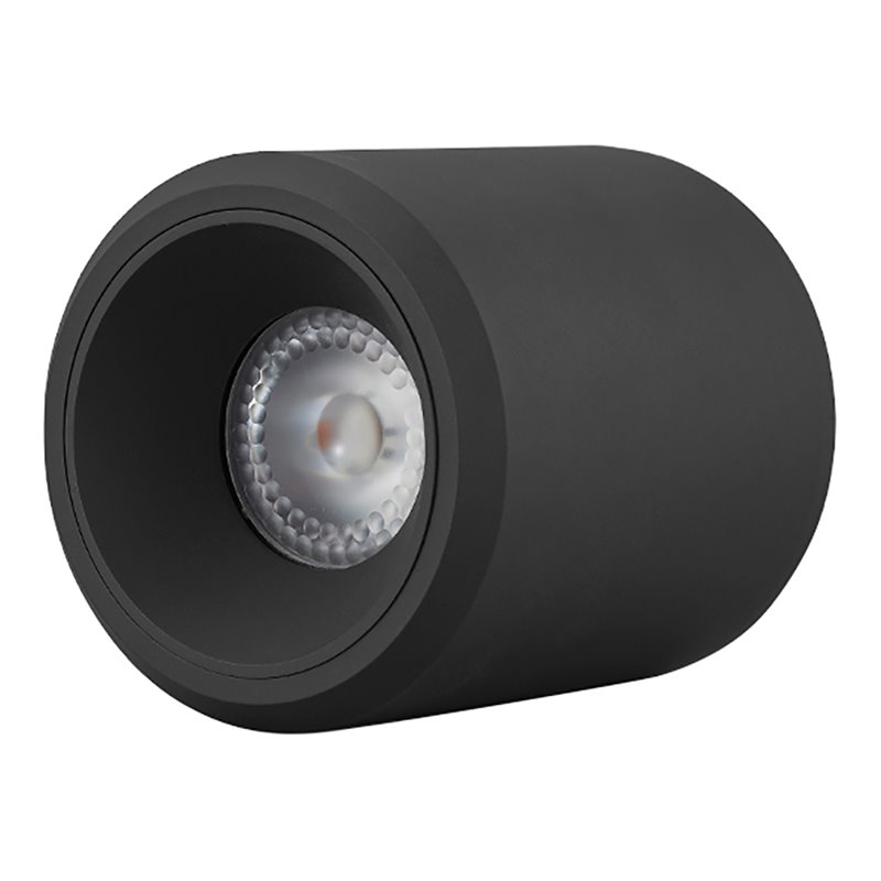 Pemberly Row Aluminum ETL Commercial Grade LED Surface Mounted Downlight Black