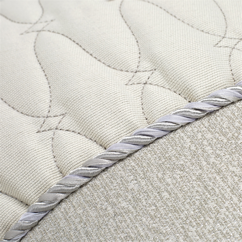 Pemberly Row 8-piece Jacquard Fabric King Comforter Set in Silver