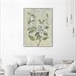 Pemberly Row Canvas 30x40 Sage Magnolia Framed in Multi-Color