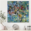 Pemberly Row Modern Canvas 30x30 Carpe Diem 2 Framed in Yellow