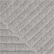 Pemberly Row Round Contemporary Polypropylene Area Rug in Light Gray
