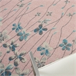 Pemberly Row Modern / Contemporary 6' x 9' Pink Fabric Indoor Rug