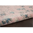 Pemberly Row Modern / Contemporary 6' x 9' Pink Fabric Indoor Rug