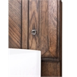 Pemberly Row Modern / Contemporary Solid Wood 6/6 Ek Bed in Walnut