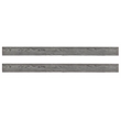 Pemberly Row Traditional Solid Hardwood Bed Rails in Brushed Pewter