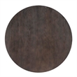 Pemberly Row 3 Pc Round Metal and Wood Occasional Table Set in Charcoal