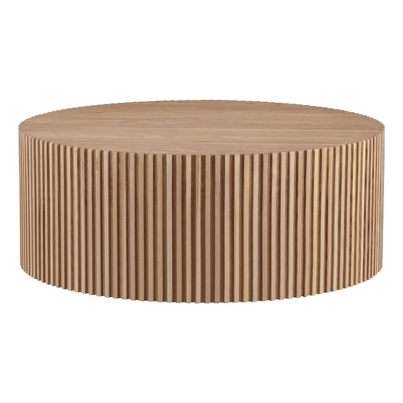 Pemberly Row Modern / Contemporary Solid Wood Coffee Table in Ash