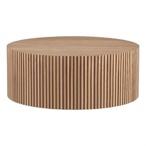 Pemberly Row Modern / Contemporary Solid Wood Coffee Table in Ash