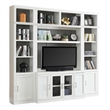 Pemberly Row Contemporary 4 Piece Space Saver Entertainment Wall