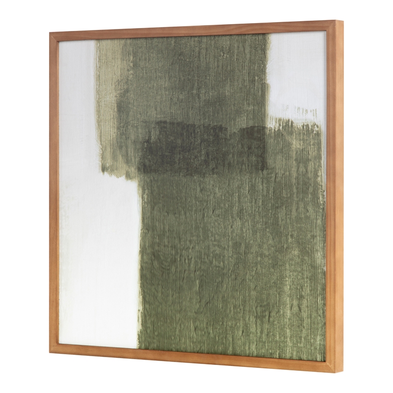 Pemberly Row Modern / Contemporary Brush Framed Painting Multi-Color